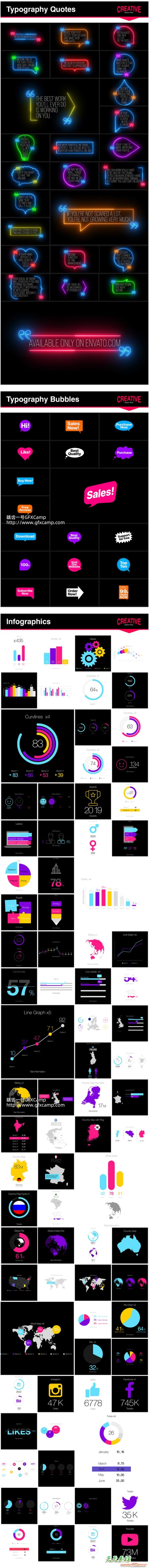 AE+Premiere/PR脚本-1000组文字标题排版片头人名字幕条指示线背景动画预设