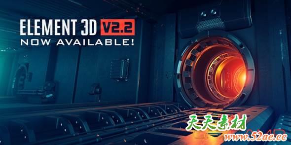 AE E3D插件 Video Copilot Element 3D v2.2.3 Build 2190 CS5 – CC 2024 Mac破解版 支持M1 M2 M3 M4-天天素材网