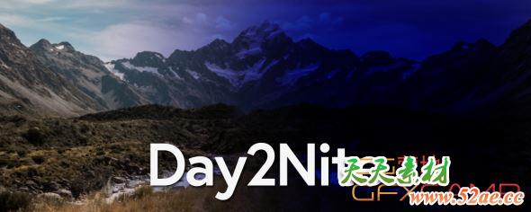 AE白天转黑夜插件 Aescripts Day2Nite v1.0 Win/Mac-天天素材网