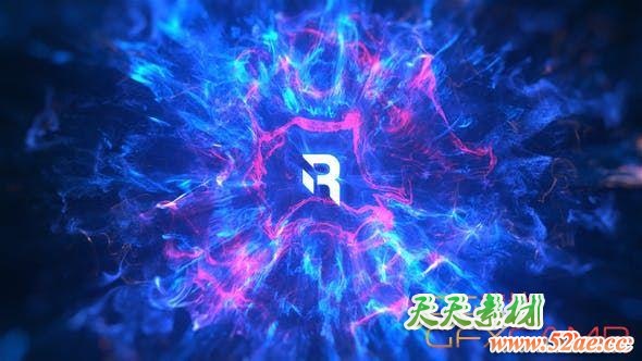 AE模板-能量冲击波Logo动画 Shockwave Logo-天天素材网