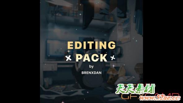 AE视频剪辑特效调色预设工具包 Brendan Editing Pack 1-天天素材网