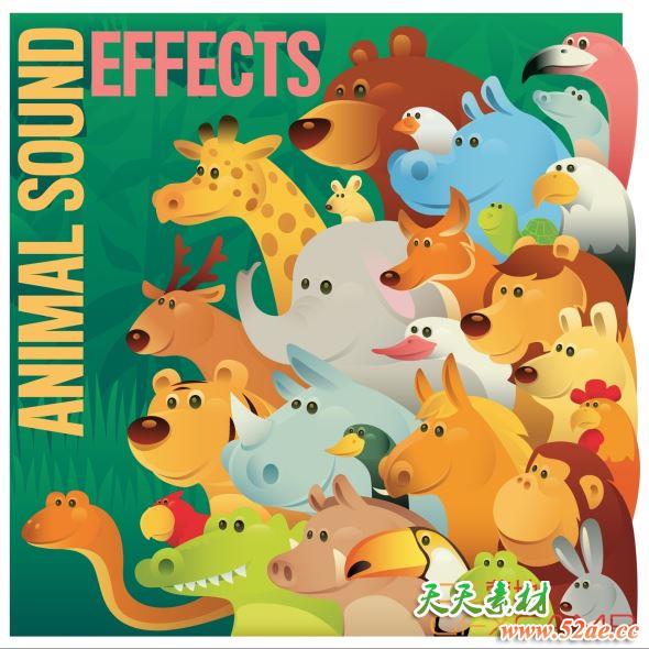 动物无损音效 Sound Effects – The Sounds of Animals Sound Effects-天天素材网