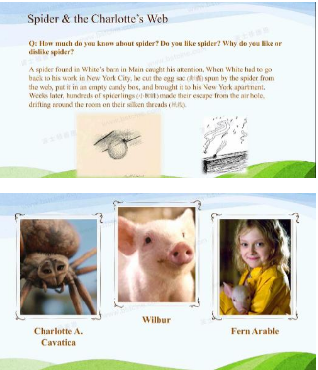 《夏洛特的网》英文原版导读精讲视频课程全集(22章 含练习)-天天素材网