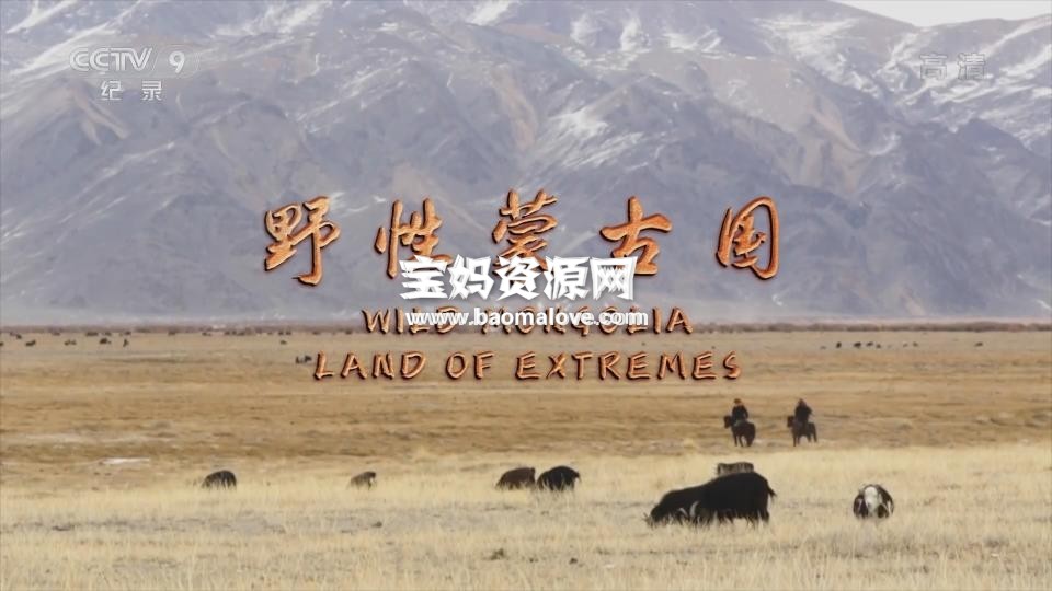 《野性蒙古国 Wild Mongolia Land Of Extremes》[全3集][国语中字][1080P][MP4]-天天素材网