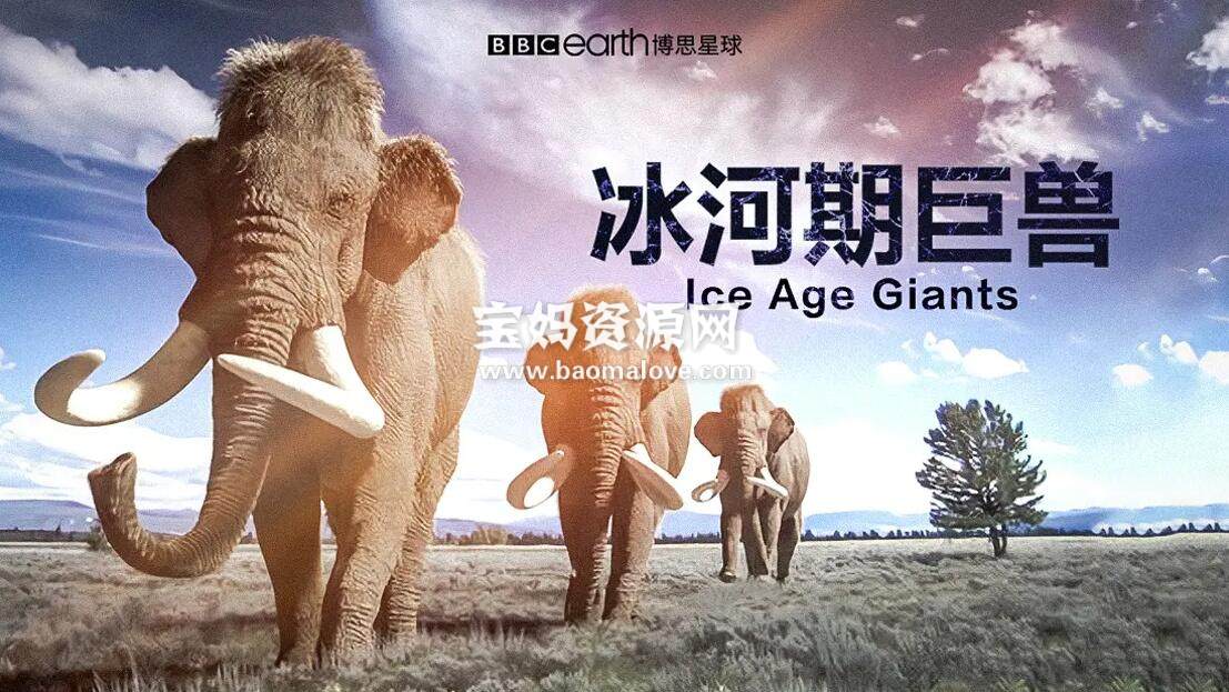 《冰河期巨兽 Ice Age Giants》 [全3集][英语中字][1080P][MP4]-天天素材网