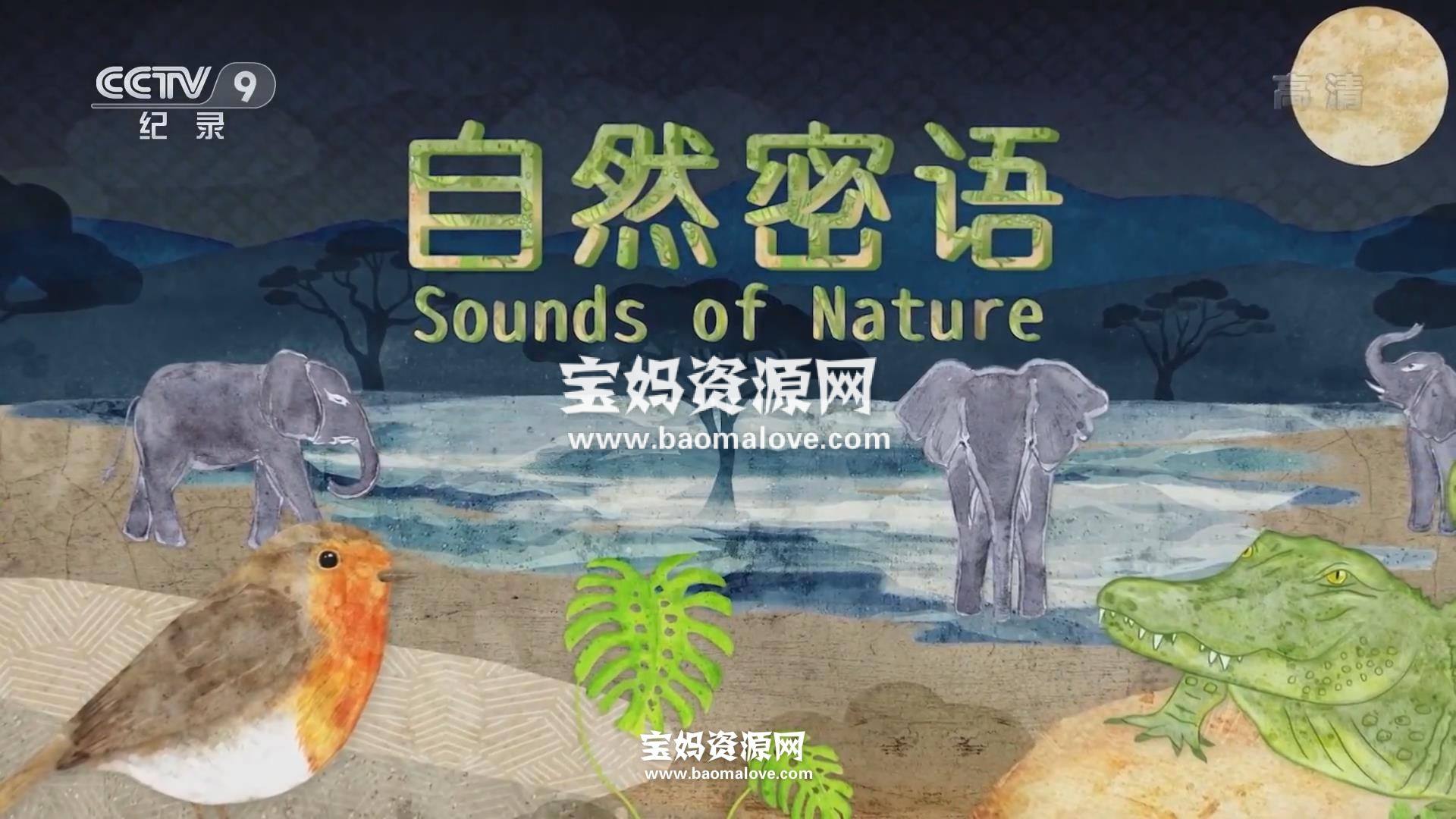 《自然密语 Sounds of Nature》[全3集][国语中字][1080P][MP4]-天天素材网