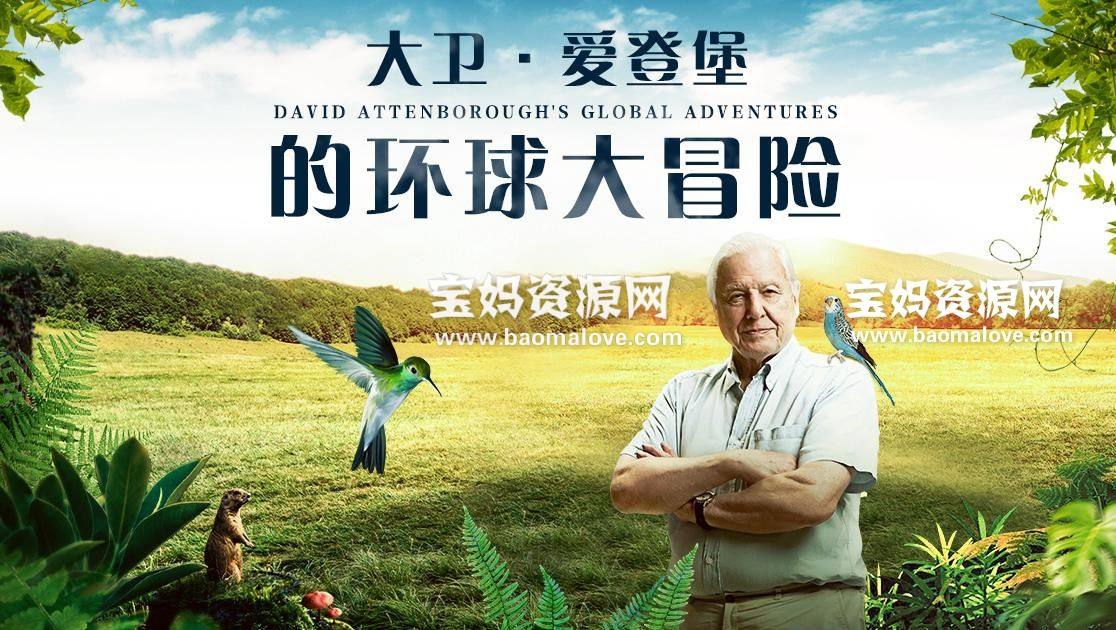 《大卫·爱登堡的环球大冒险 David Attenborough's Global Adventures》[全3集][英语中英字][1080P][MP4]-天天素材网