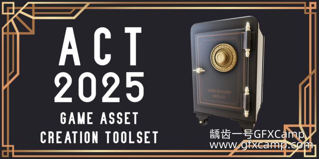 Blender游戏预设制作工具插件包 Act – Game Asset Creation Toolset 2025.2.1-天天素材网