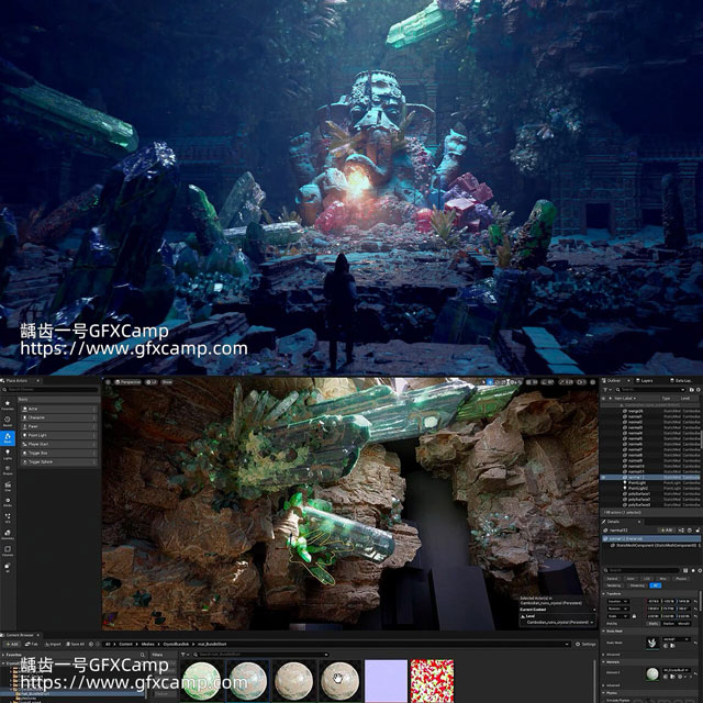 Houdini+UE5游戏环境程序化工作流程教程 中文/英文字幕-天天素材网