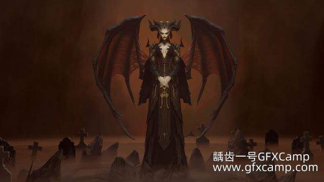 Blender莉莉丝角色建模教程 Diablo IV – Lilith Character Modeling By Flycat-天天素材网