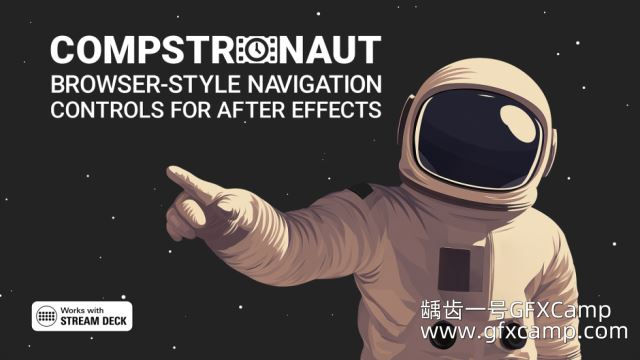AE时间线菜单式导航脚本 Aescripts Compstronaut V1.1-天天素材网