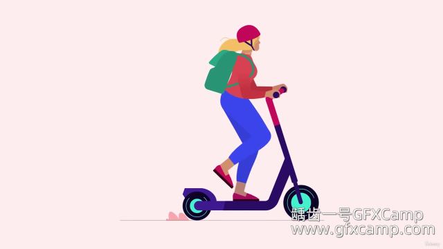 AE扁平化角色MG动画教程 Udemy – Master Character Animation in After Effects-天天素材网