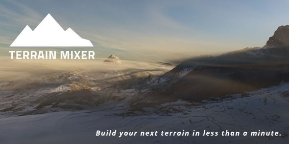 Blender地形自然环境生成插件 Terrain Mixer V3.1.1 + 预设库 + 使用教程-天天素材网