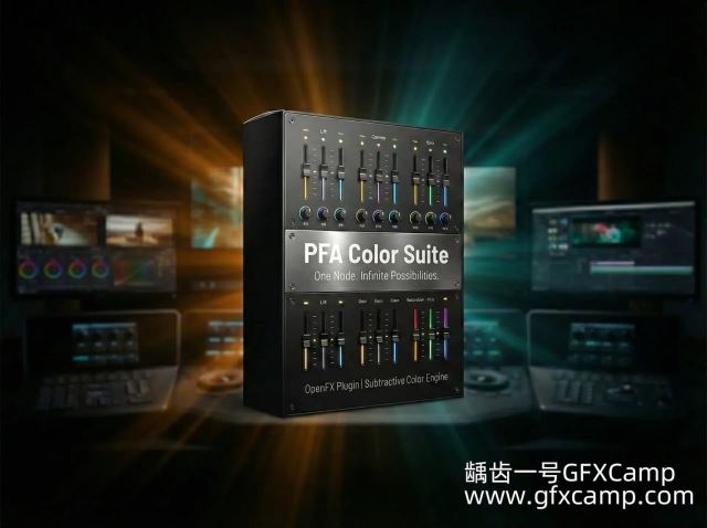 达芬奇视频智能调色插件 PFA Color Suite v7.2.6 Win破解版-天天素材网