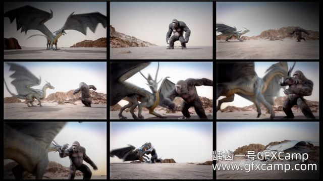 Maya动物打斗动画教程 Creature Combat Animation in Maya-天天素材网