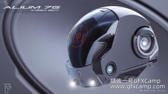 Blender科幻头盔硬表面建模教程 Blender Bros – Design a Sci-Fi Helmet-天天素材网