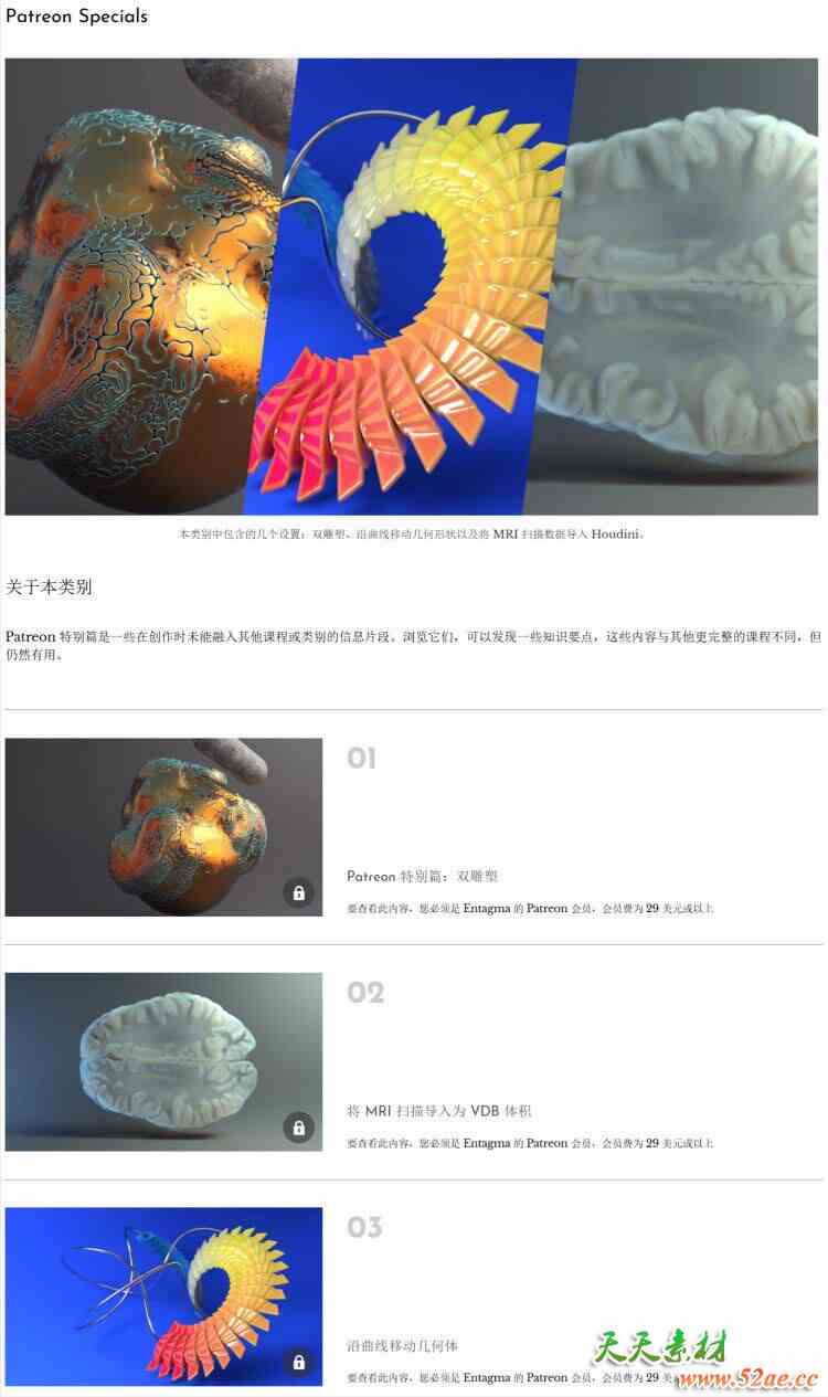 Entagma Houdini粒子动力学VEX SOPs特效动画初高级教程合集 中文/英文字幕
