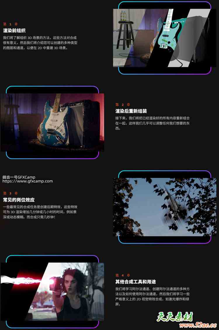 Blender后期特效合成新手入门核心基础教程 中文/英文字幕