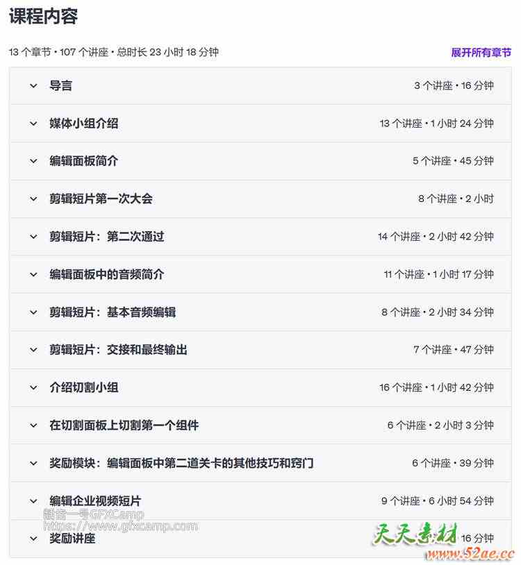 Davinci 达芬奇项目引导式剪辑入门基础到进阶视频教程 中文/英文字幕