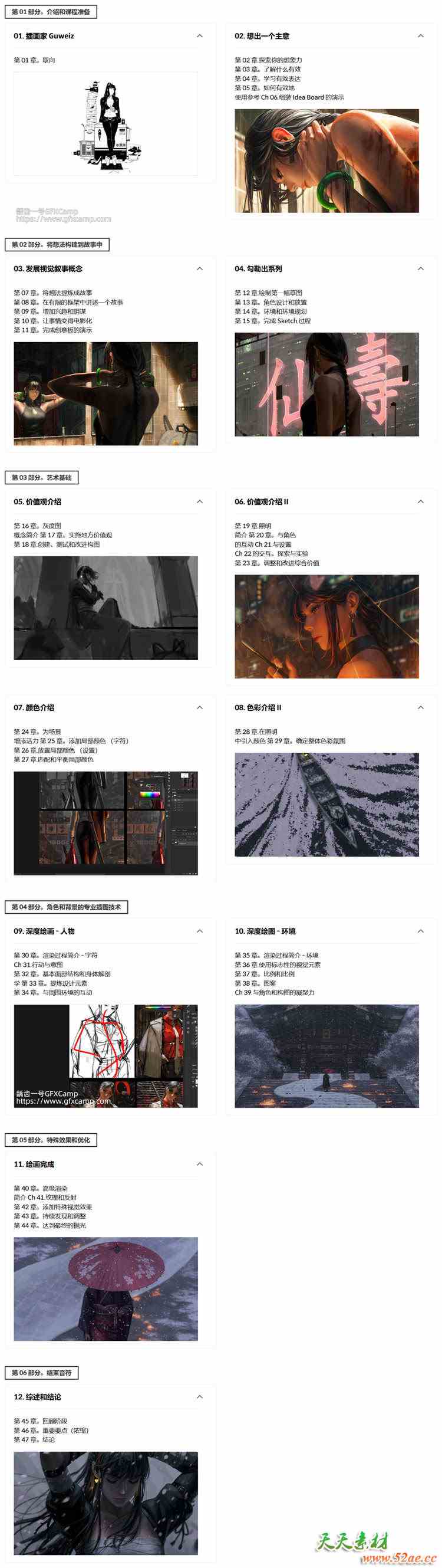Coloso PS电影场景原画视觉概念插画大师班绘画教程 中文/英文字幕
