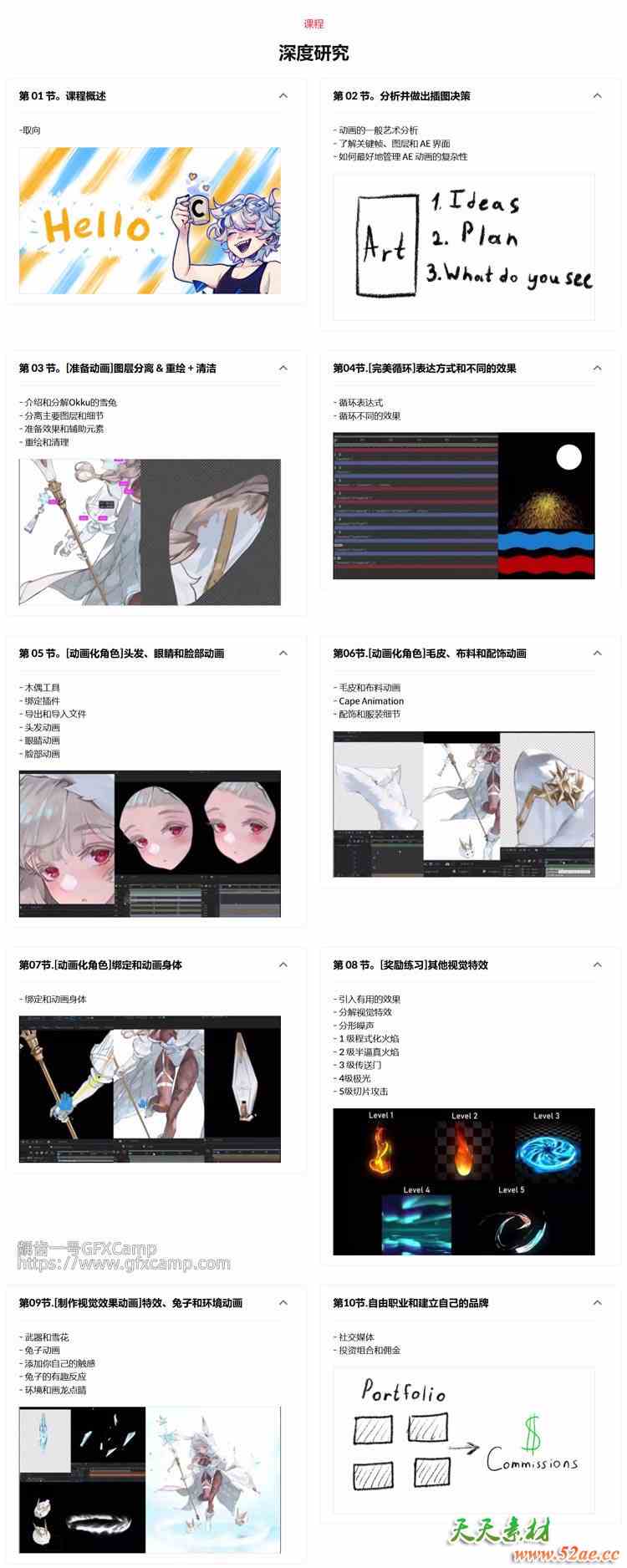Coloso AE+PS二维卡通游戏图片插画循环动画化教程 中文/英文字幕