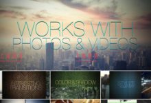 FCPX 转场插件：74组画面推动中间展示画面文字转场 TRANSALLAX-天天素材网