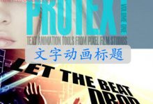 FCPX插件 ProText v1 文字动画标题50组预设 for Final Cut Pro X-天天素材网