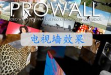 FCPX插件 ProWall v1 电视墙效果 for Final Cut Pro X-天天素材网