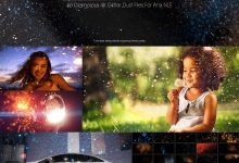 mGlitter视频素材50组4K分辨率大气华丽闪耀金色粒子飞舞合成素材-天天素材网