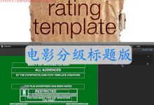 FCPX插件 Movie Preview 电影分级标题版 for Final Cut Pro X-天天素材网