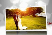 Edius 清新玫瑰花瓣飞舞爱情婚礼电子相册婚礼开场模板-天天素材网