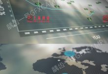 AE模板-图表柱状图地图信息公司企业数据统计MG动画展示工具包-天天素材网