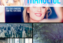 FCPX转场插件：个性动感分屏动画展示转场插件 TranSlice-天天素材网