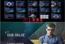 AE模板-商务时尚大气公司企业形象片产品介绍数据表格总结片头-天天素材网