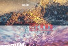 AE模板-漂亮粒子汇聚风景企业公司项目人物介绍图片幻灯片展示-天天素材网