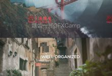 AE模板－图形遮罩切割画面时尚空间感震撼图片视频展示开场-天天素材网