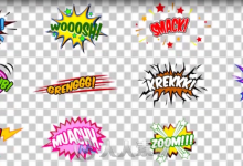 真人秀电视综艺娱乐节目有趣搞笑对话框字幕气泡文字ae模板-天天素材网