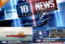 3D效果的电视新闻 商业体育新闻片头 天气预报栏目包装全套AE模板-天天素材网