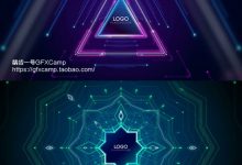 AE模板-炫酷高科技中场休息倒计时音乐可视化暖场Logo大屏幕视频-天天素材网