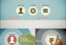 扁平化时尚简洁触摸屏个人简历/商务宣传演示MG动画AE模板素材-天天素材网