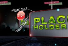 最新道路上模拟汽车运行轨迹 交通灯背景 广告宣传ae素材模板-天天素材网