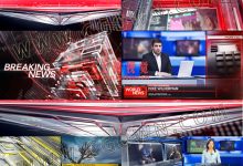 AE模板整套财经政治经济体育天气新闻栏目包装采访事件字幕条片头-天天素材网