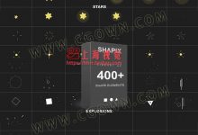 AE模板400组MG动画图形线条元素合集包视频素材MotionGraphic工程-天天素材网