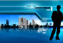 国外政府学校企业商业人物图文效果展示宣传片片头ae模板视频素材 两个模板-天天素材网