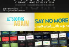 FCPX插件:电影栏目包装3D文字标题宣传预告片字幕动画 ProTrailer-天天素材网