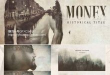 AE模板-多重曝光纪实叙事旧照片复古回忆纪录片历史人物视频片头开场-天天素材网