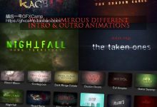 FCPX插件:恐怖电影片头文字字幕标题动画预设 ProTrailer Horror-天天素材网