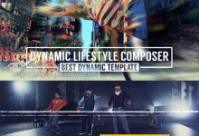 AE模板-超级炫酷动感极限运动动作电影游戏宣传片预告片信号损坏视频开场-天天素材网