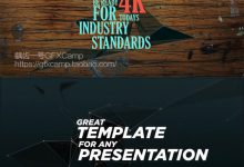 AE模板-科技感时尚创意点线低多边形Plexus文字标题排版解说动画字幕条-天天素材网