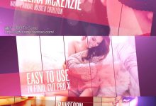 FCPX主题模板:时尚大屏幕拼贴图片视频片头插件 PANEL COUTURE-天天素材网